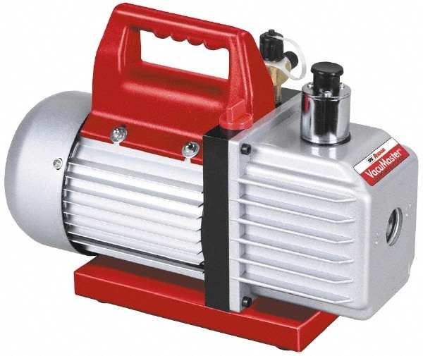 Automotive Vacuum Pumps; Displacement: 5.0SCFM ; Oil Capacity: 7.4oz ; Number of Stages: 2.0 ; Motor Horsepower: 1/3 hp ; Voltage: 115 V ; UNSPSC Code: 40151502