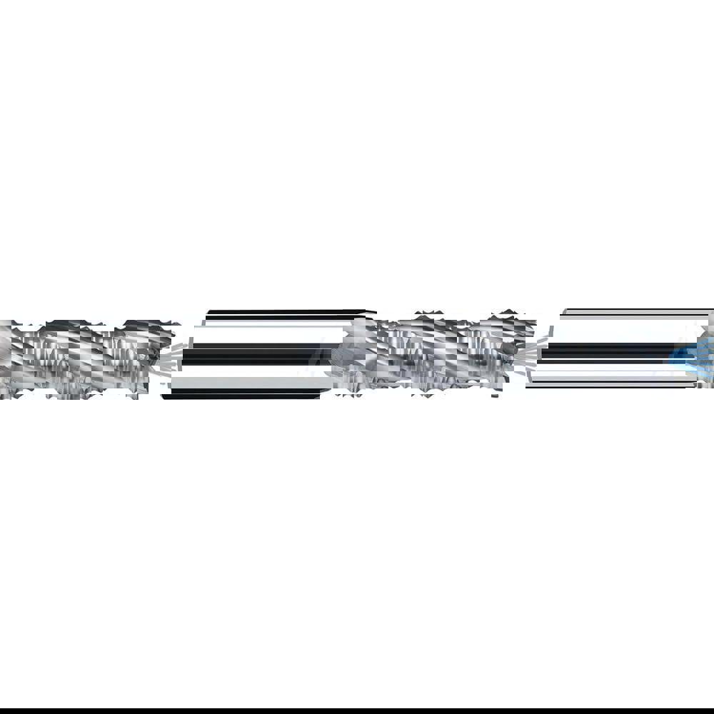 Roughing End Mill: 6 mm Dia, 3 Flutes, 0.1 mm Corner Radius, Square End, Solid Carbide