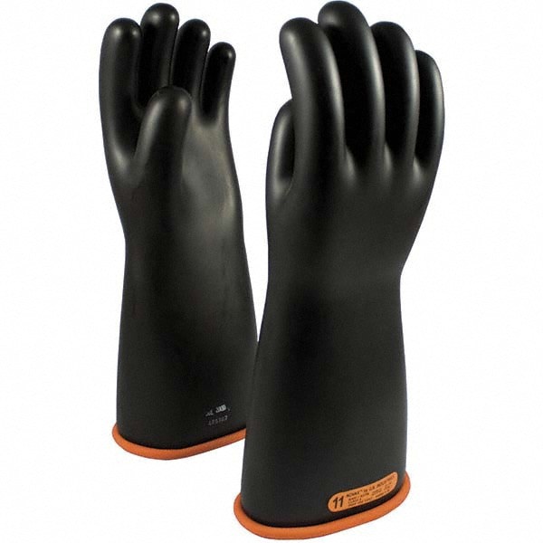 Electrical Protection Gloves & Leather Protectors; Type: Lineman's Glove; Numeric Size: 9; Primary Material: Latex; Coating Material: Rubber; Glove Class Number: 4; Material: Rubber; Latex; Length (Inch): 16; 16 in; Color: Black; Color: Black; Cuff Style: