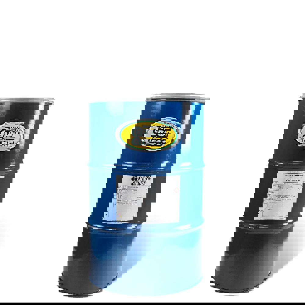 Grease; Base Oil: Synthetic ; Container Size Range: 50 gal and Larger ; NLGI Grade: 2 ; Color: Green ; Type: Extreme Pressure; Waterproof ; Composition: Lithium Complex