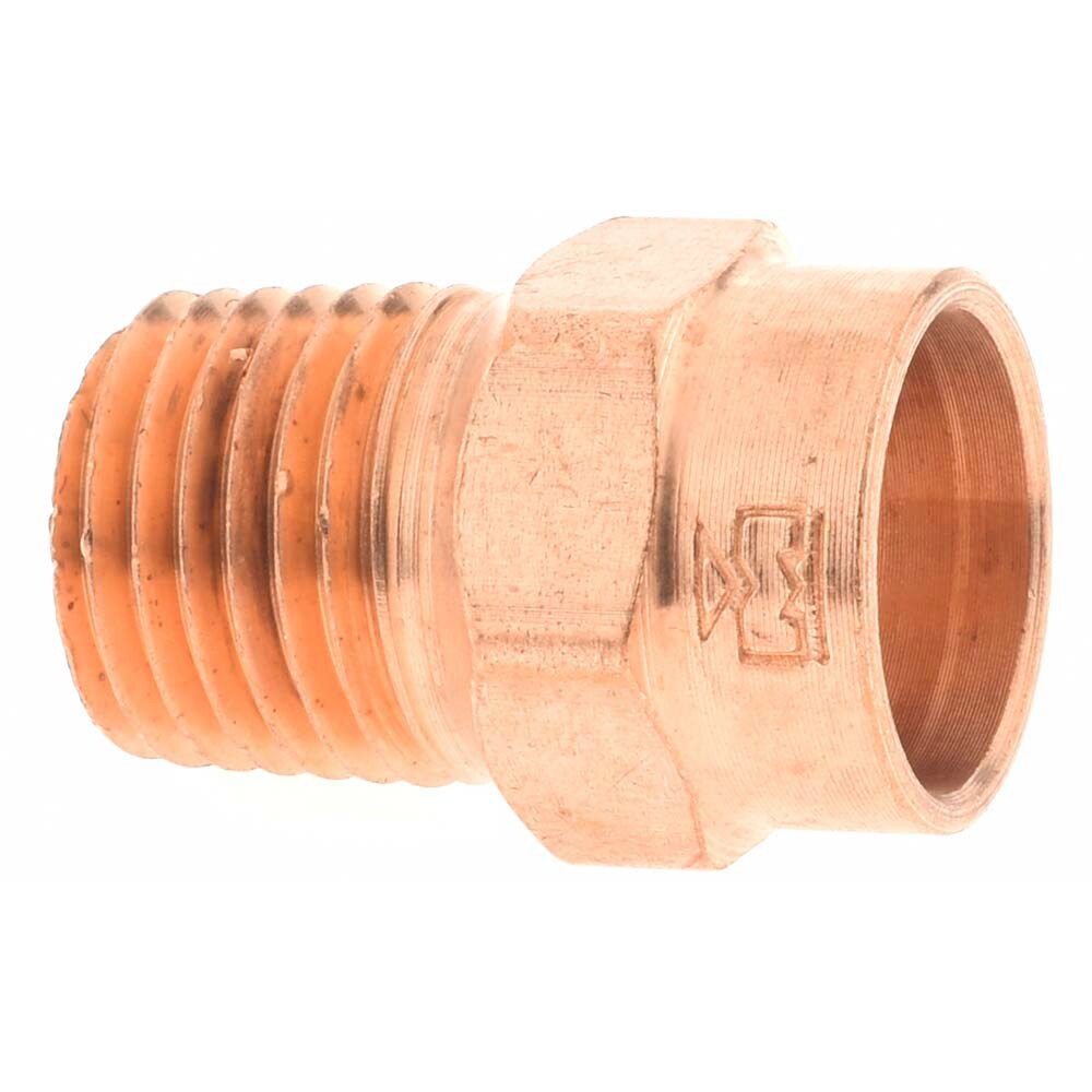 Wrot Copper Pipe Adapter: 3/8