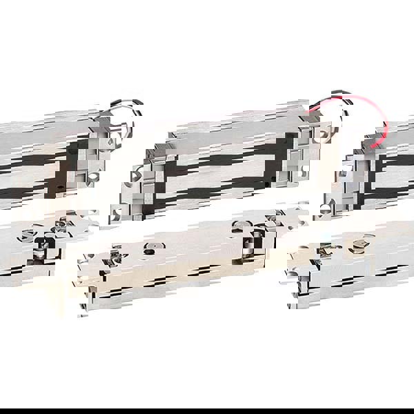 Electromagnet Locks; Average Magnetic Pull: 2000.0lb ; Overall Length: 8in ; Timer: No ; Finish: Aluminum ; Led Included: No