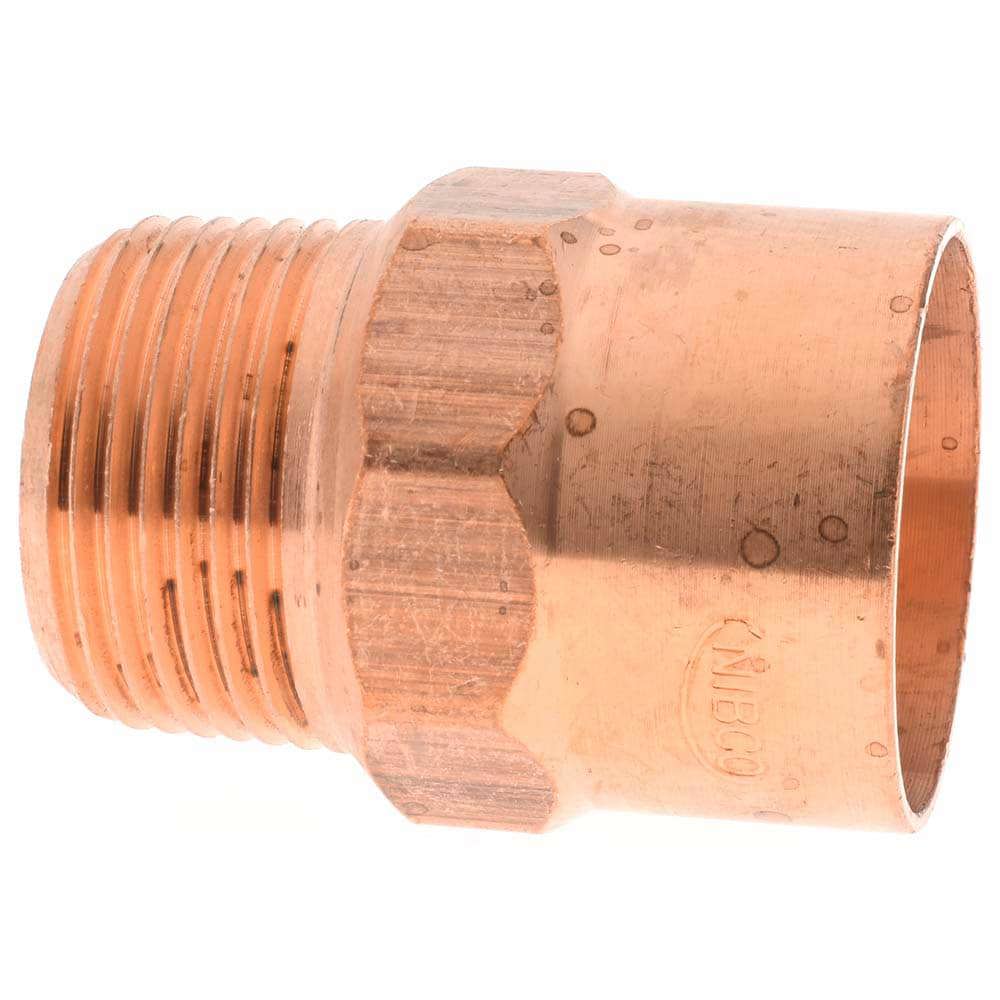 Wrot Copper Pipe Adapter: 1-1/4