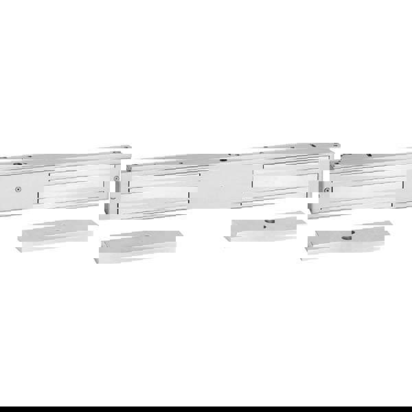 Electromagnet Locks; Average Magnetic Pull: 1200.0lb ; Overall Length: 22in ; Timer: No ; Finish: Aluminum ; Led Included: No