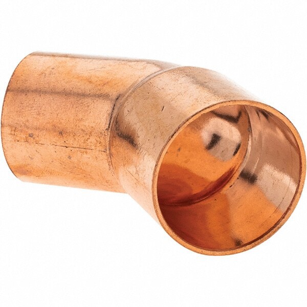 Wrot Copper Pipe 45 &deg; Street Elbow: 1