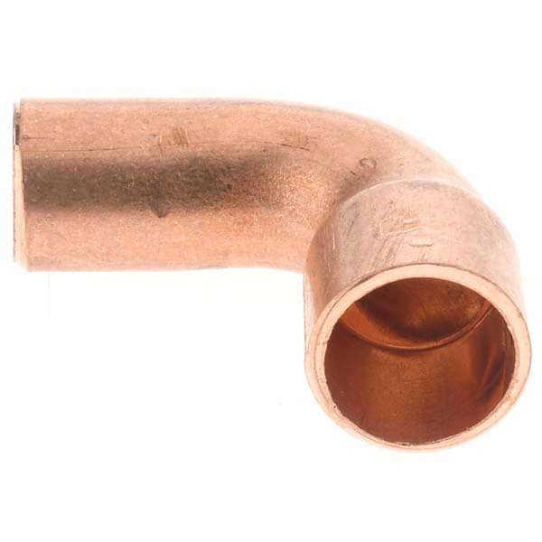 Wrot Copper Pipe 90 &deg; Short Radius Street Elbow: 1/4