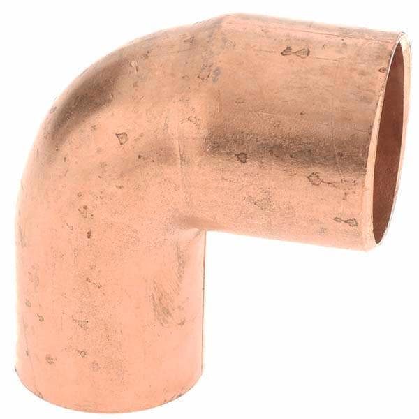 Wrot Copper Pipe 90 &deg; Short Radius Street Elbow: 3/4