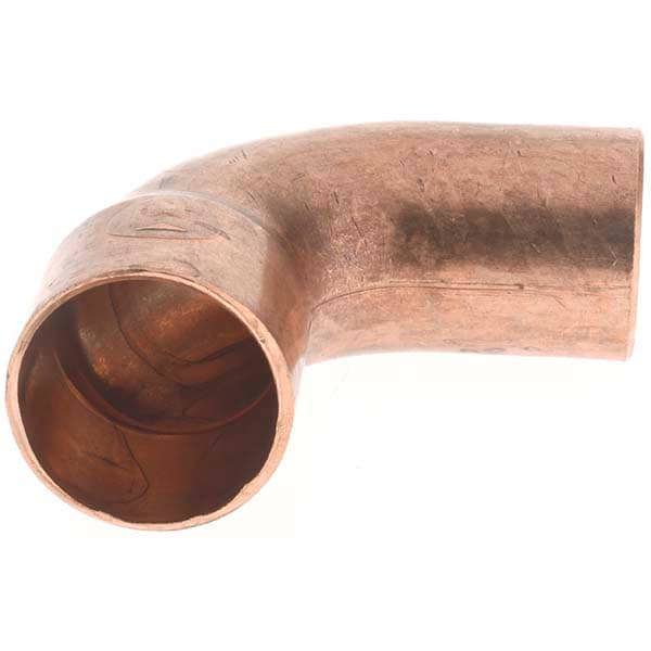 Wrot Copper Pipe 90 &deg; Short Radius Street Elbow: 1