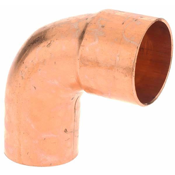 Wrot Copper Pipe 90 &deg; Short Radius Street Elbow: 1-1/4