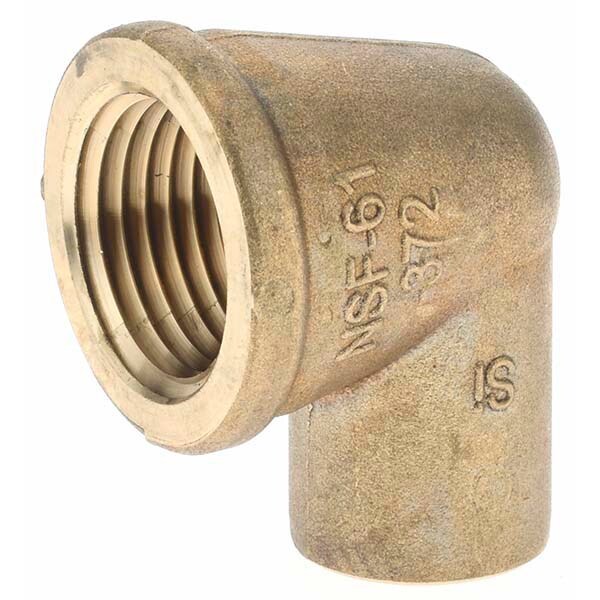 Cast Copper Pipe 90 &deg; Elbow: 1/2