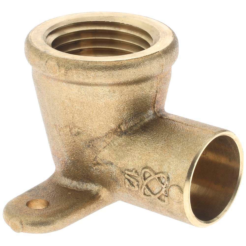 Cast Copper Pipe 90 &deg; Drop Ear Elbow: 1/2