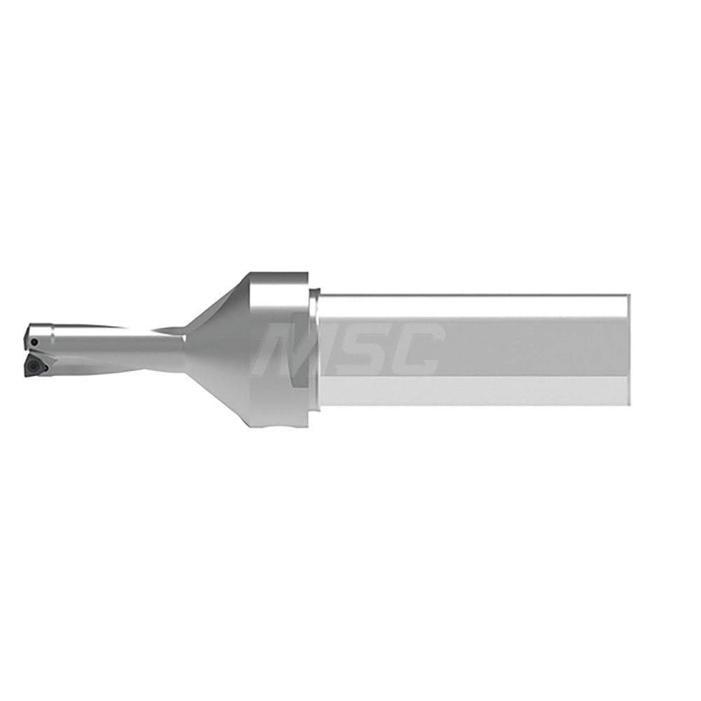 Indexable Insert Drills; Drill Style: KUBT; Drill Diameter (Decimal Inch): 1.6870; Drill Diameter (Inch): 1-11/16; Maximum Drill Depth (Decimal Inch): 4.0000; Shank Type: Weldon; Shank Diameter (Inch): 1-1/2; Drill Diameter Range (Decimal Inch): 1.5000 to