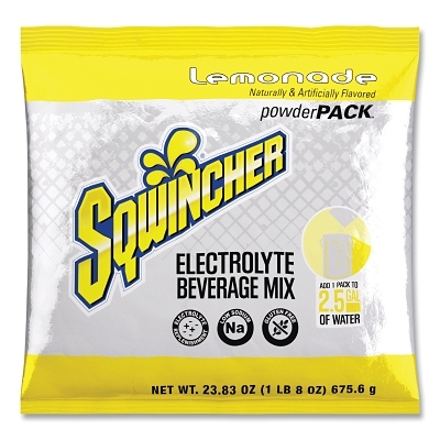 Activity Drink: 23.83 oz, Packet, Lemonade, Powder, Yields 2.5 gal