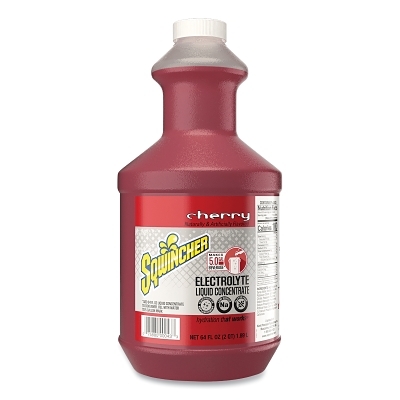 Activity Drink: 64 oz, Bottle, Cherry, Liquid Concentrate, Yields 5 gal