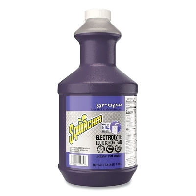 Activity Drink: 64 oz, Bottle, Grape, Liquid Concentrate, Yields 5 gal