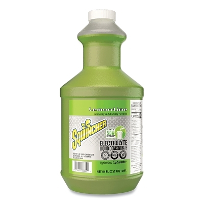 Activity Drink: 64 oz, Bottle, Lemon-Lime, Liquid Concentrate, Yields 5 gal