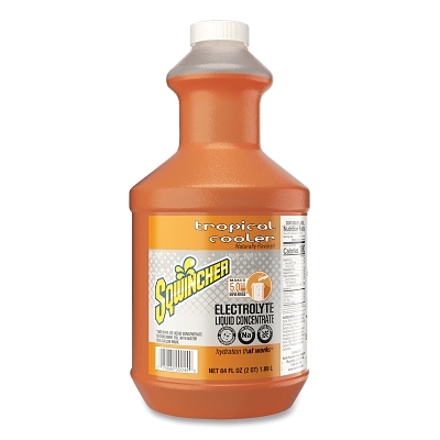 Activity Drink: 64 oz, Bottle, Tropical Cooler, Liquid Concentrate, Yields 5 gal