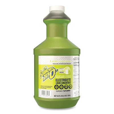 Activity Drink: 64 oz, Bottle, Lemon-Lime, Liquid Concentrate, Yields 5 gal