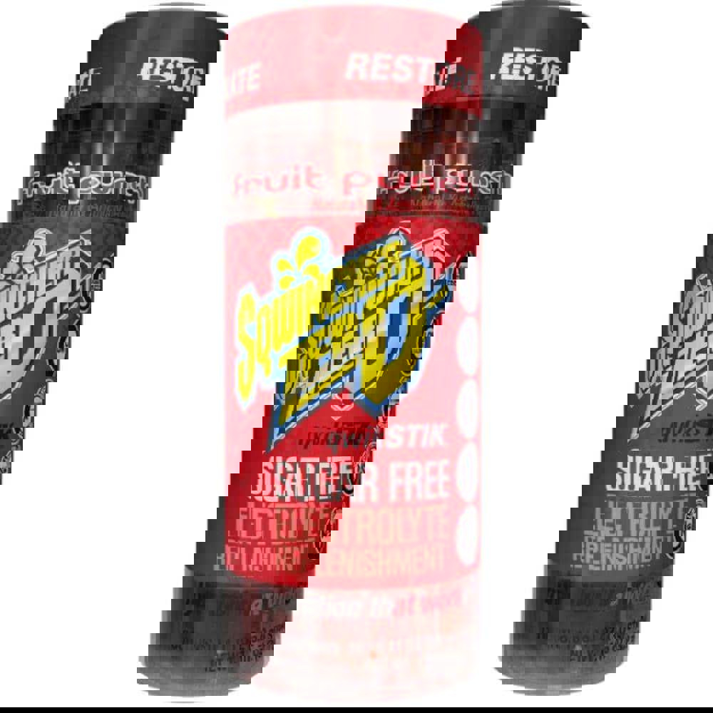 Qwik Stik Sports Drink: 20 oz Packet, Fruit Punch, Sugar Free, Powder