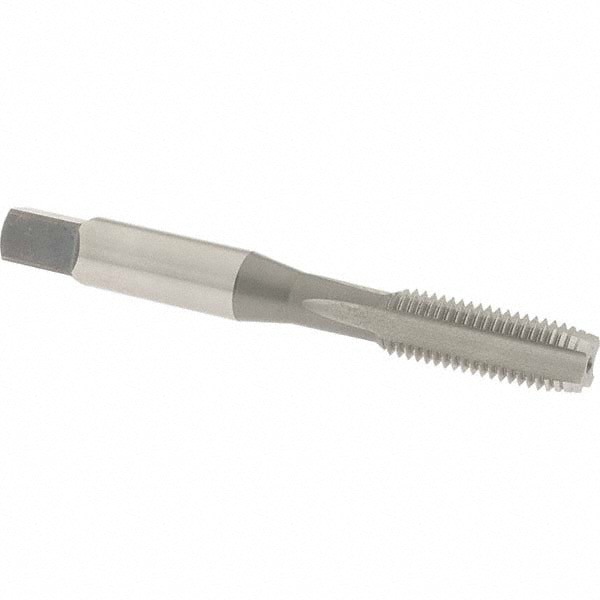 Straight Flute Tap: 5/16-24 UNF, 4 Flute, Plug Chamfer, High-Speed Steel, Bright/Uncoated Finish