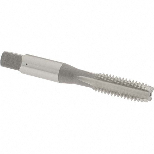 Straight Flute Tap: 3/8-16 UNC, 4 Flute, Plug Chamfer, High-Speed Steel, Bright/Uncoated Finish