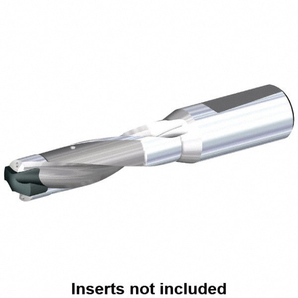 Replaceable-Tip Drill: 28.02 to 28.5 mm Dia, 150 mm Max Depth, 32 mm Whistle Notch Shank