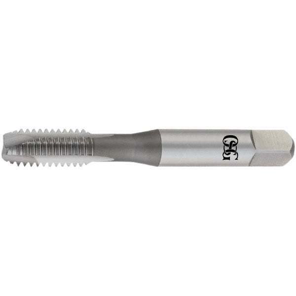 Spiral Point Tap: 1/2-20 UNF, 3 Flutes, Plug, High Speed Steel, TiCN Coated