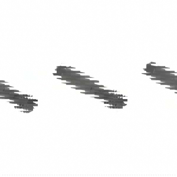 Spiral Point Tap: #8-32 UNC, 2 Flutes, Plug Chamfer, HSS, Steam Oxide Coated