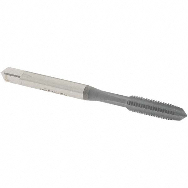 Straight Flute Tap: #10-32 UNF, 4 Flute, Plug Chamfer, High-Speed Steel