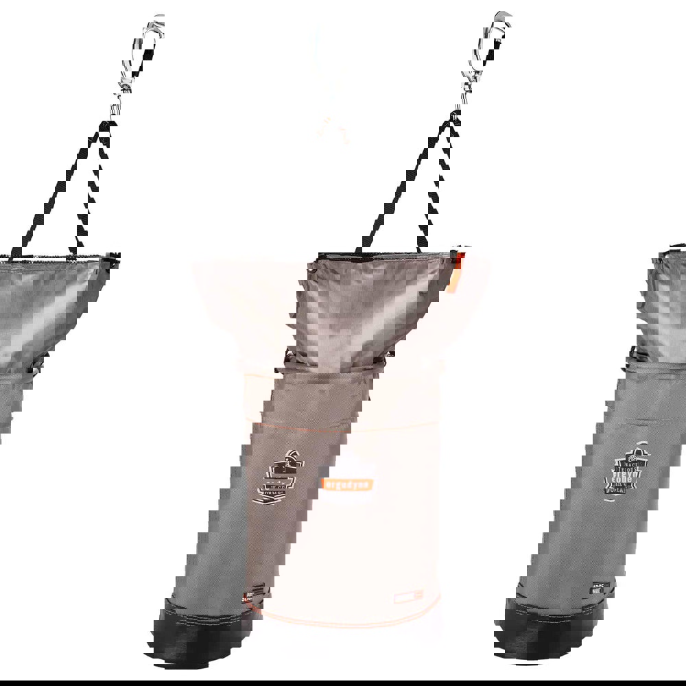 Tool Bags & Tool Totes; Holder Type: Bucket Bag ; Closure Type: Zipper ; Material: Nylon ; Overall Width: 13 ; Overall Depth: 12.5 ; Overall Height: 17in