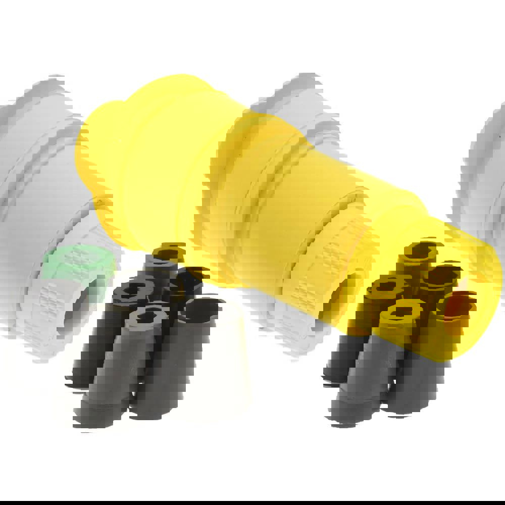 Locking Inlet: Connector, Industrial, Non-NEMA, 125 & 250V, Yellow