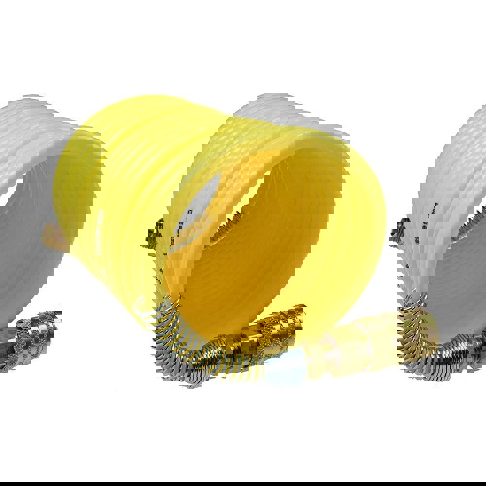 Coiled & Self Storing Hose: 1/4