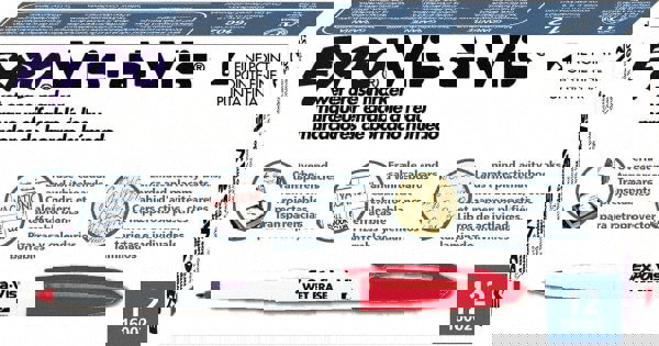 Pack of (12) Red Fine Tip 12 Pack Wet Erase Markers