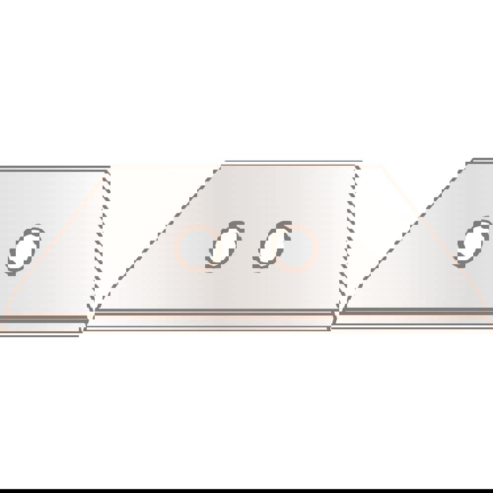 Knife Blades; Blade Type: Trapezoid ; Blade Material: Stainless Steel ; Blade Point Type: Blunt ; Blade Edge Type: Pointed ; Blade Length (Decimal Inch): 2.1850 ; Blade Thickness (Decimal Inch): 0.0248