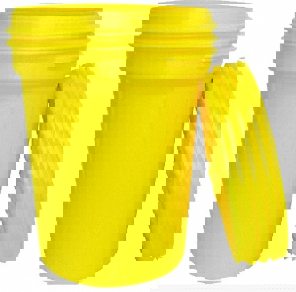 30 Gallon Closure Capacity, Screw On Closure, Yellow Lab Pack