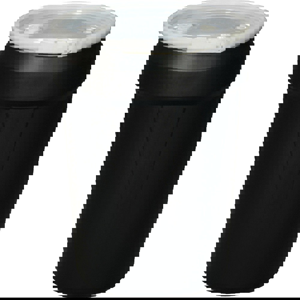 Drums & Tanks; Drum Type: Open Head ; Height (Inch): 28-1/2 ; Diameter/Width (Inch): 21-1/8 ; Volume Capacity (Gal.): 30 (Inch); Drum Material: Polyethylene ; Drum Color: Black