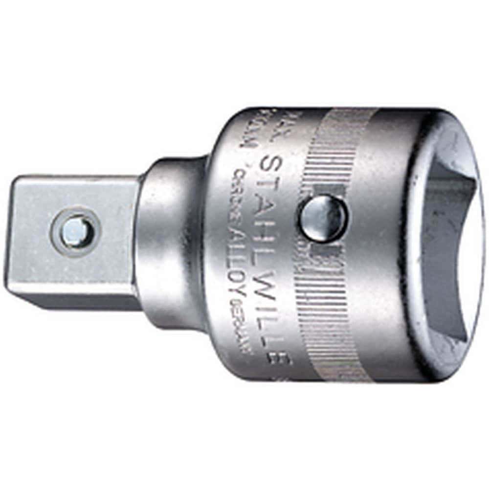 Socket Adapters & Universal Joints; Adapter Type: Convertor ; Male Size: 3/4 ; Female Size: 1 ; Male Drive Style: Square ; Overall Length (Inch): 3in ; Female Drive Style: Square