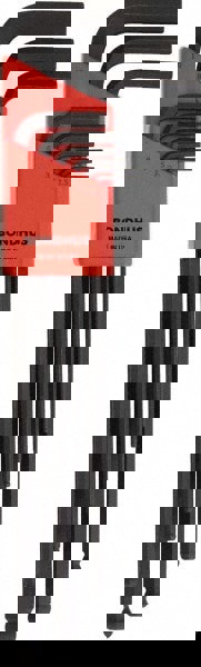 9 Piece, L-Key Ball End Hex Key Set