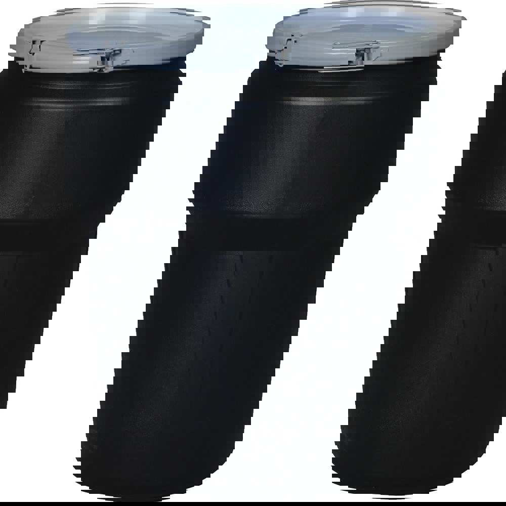 Drums & Tanks; Drum Type: Open Head ; Height (Inch): 18-21/64 ; Diameter/Width (Inch): 15 ; Volume Capacity (Gal.): 10 (Inch); Drum Material: Polyethylene ; Drum Color: Black