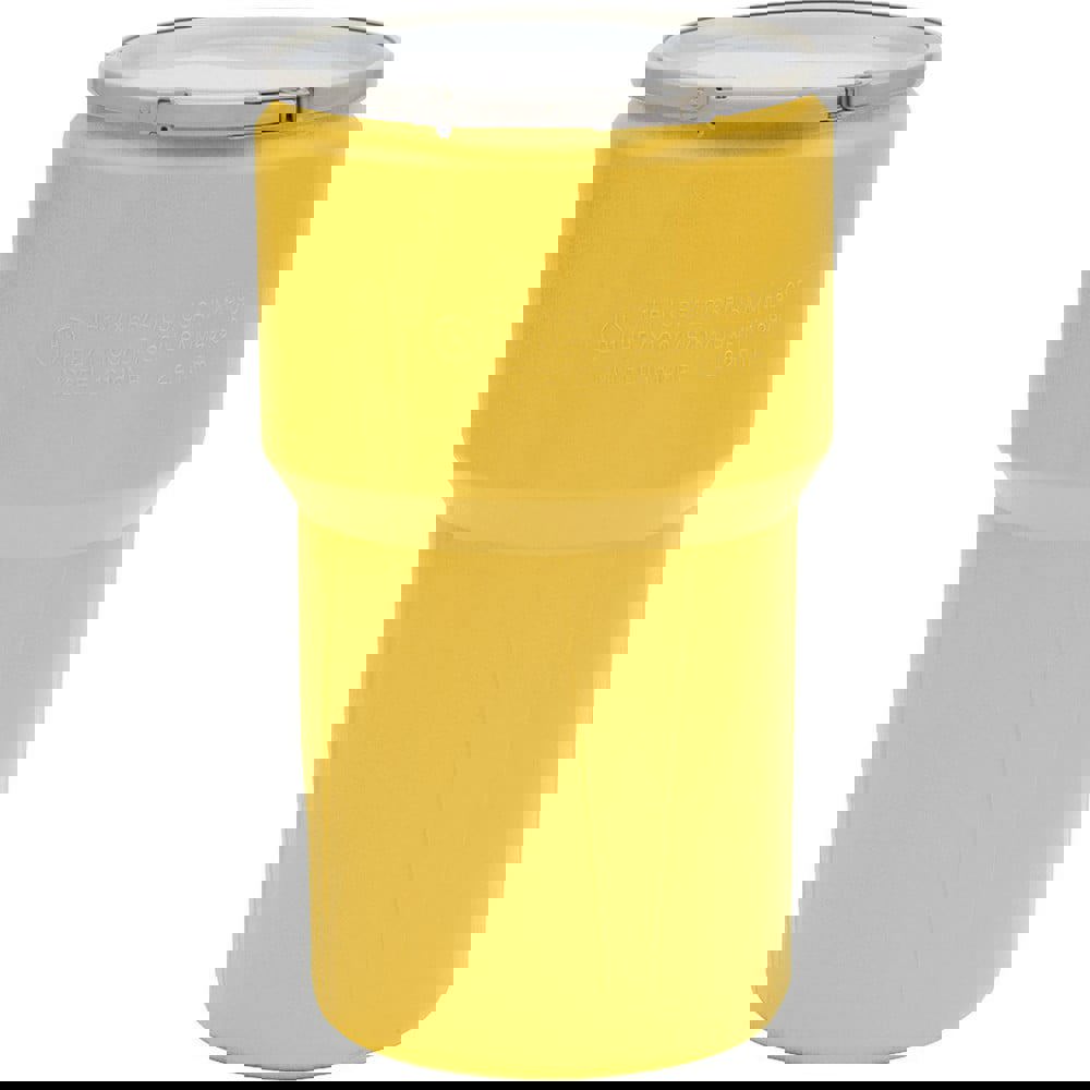 Open Head Drum: 14 gal, Yellow