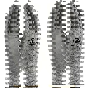 ! KNIT GLV W/ POLYURE COATED PALM L