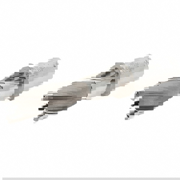 Replaceable-Tip Drill: 36.53 to 37.51 mm Dia, 111 mm Max Depth, 38.1 mm Weldon Flat Shank