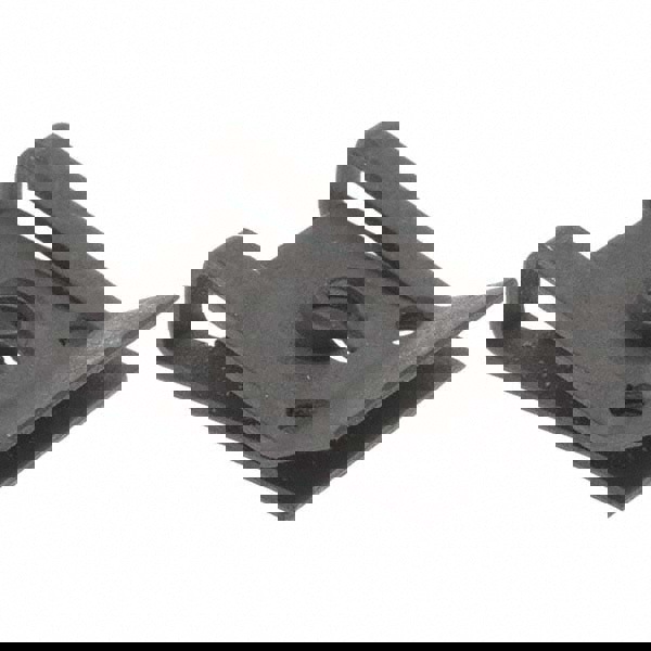 Clip On & Floating Nuts; Material: Spring Steel ; U Nut Type: Standard ; Type: U Nut ; Finish/Coating: Black Phosphate ; Material: Spring Steel; Spring Steel ; Maximum Material Thickness (Decimal Inch): 0.1563