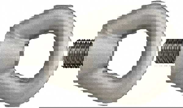 Fixed Lifting Eye Bolt: With Shoulder, 9,000 lb Capacity, 1/8 Thread, Grade 4340 Alloy Steel