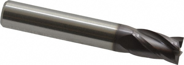 Square End Mill: 5/16'' Dia, 1/2'' LOC,
