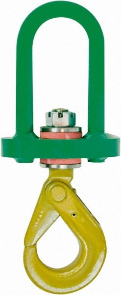 #5 Hook, 2 Ton Capacity, Alloy Steel Swivel Hoist Hook