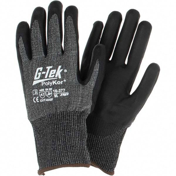 General Purpose Gloves: G-Tek 16-377, Size Large, ANSI Cut A7, NeoFoam, Synthetic