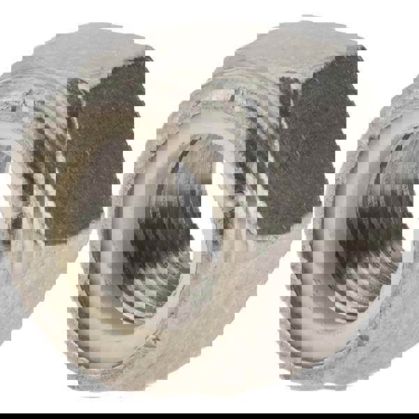 Hex Lock Nut: Insert, Nylon Insert, 3/4-10, Grade 316 Stainless Steel, Bright/Uncoated