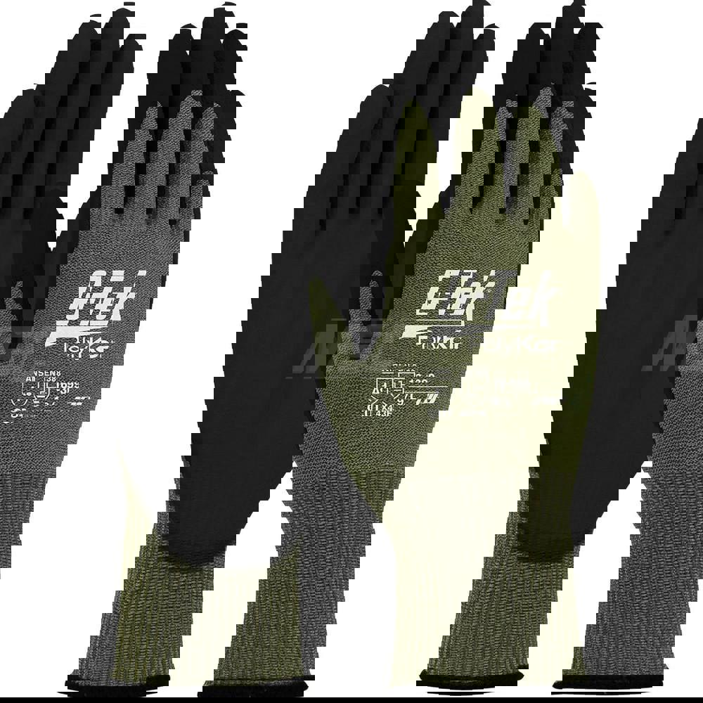 Cut-Resistant Gloves: Size L, ANSI Cut A9, NeoFoam, PolyKor