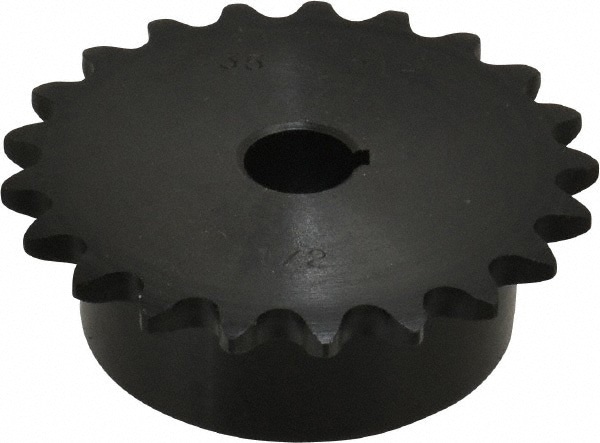 Finished Bore Sprocket: 21 Teeth, 3/8